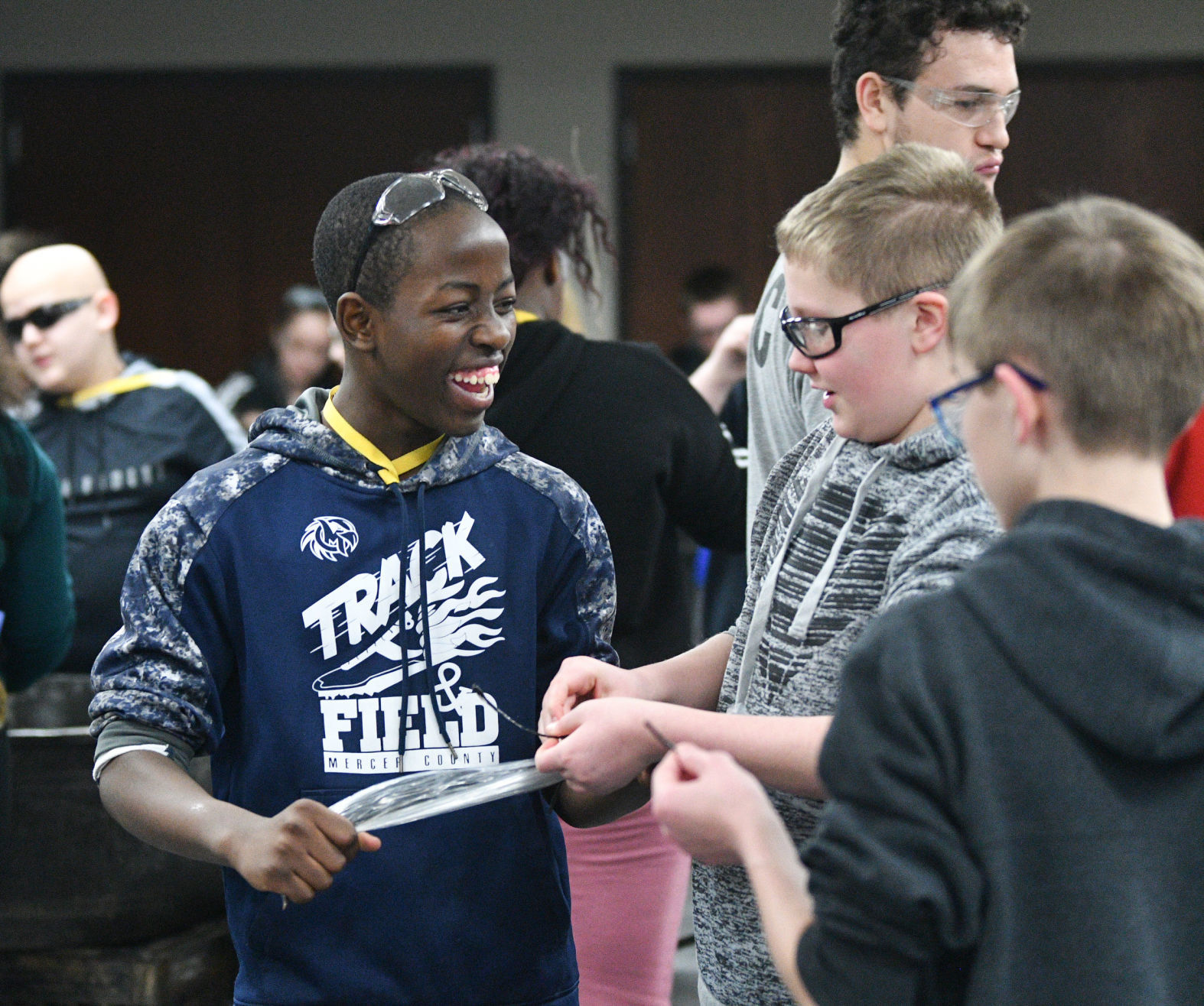 Students wrap trees, give back to the community